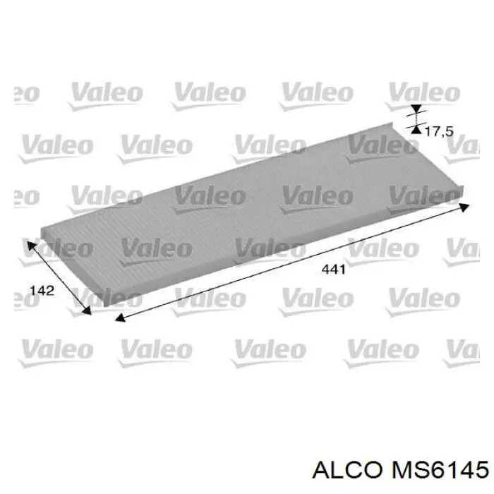 Фильтр воздушный отопителя Alco MS6145 цена, от 3.28 USD