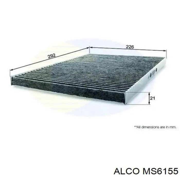 Воздушный фильтр салона Alco MS6155