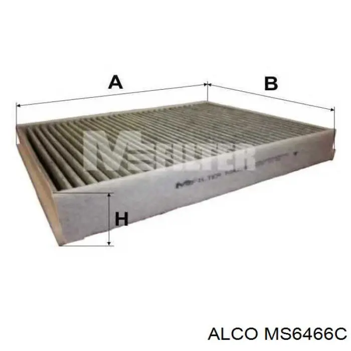 Фильтр воздушный отопителя Alco MS6466C цена, от 8.96 USD