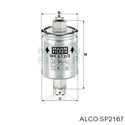 SP-2167 Alco топливный фильтр