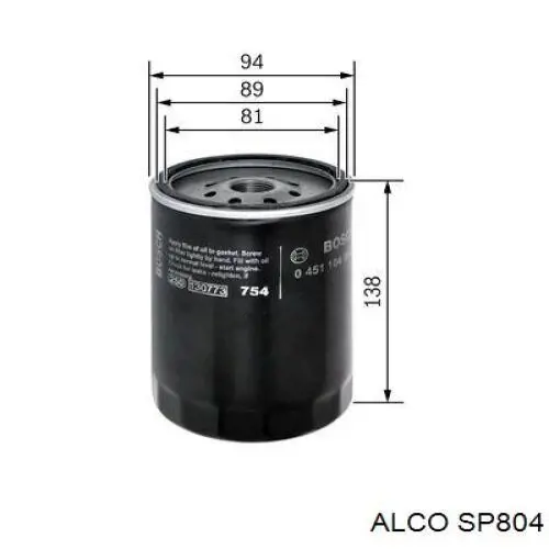 Фильтр очистки масла центробежный Alco SP804 цена, от 8.99 USD