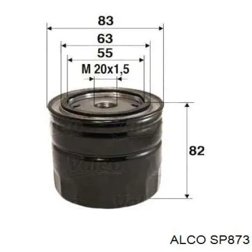 Фильтр очистки масла центробежный Alco SP873 цена, от 5.69 USD