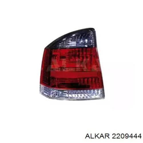 Фонарь задний левый 1222695 Opel