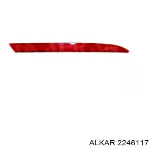 2246117 Alkar retrorrefletor (refletor do pára-choque traseiro direito)