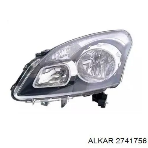 Левая фара FP5625R3E Depo/Loro/Abakus