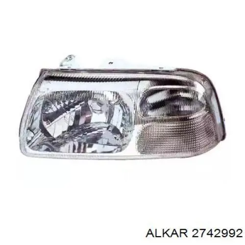 Фара правая 2742992 Alkar