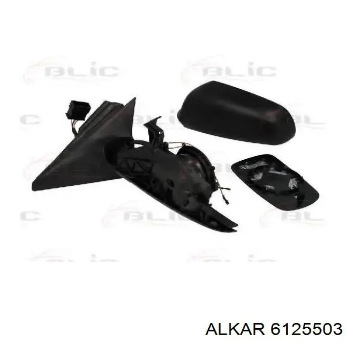 Левое боковое зеркало 6125503 Alkar