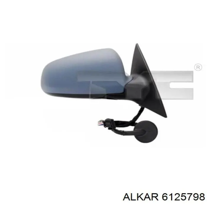 Левое боковое зеркало 6125798 Alkar
