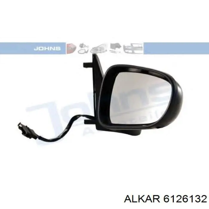 Правое зеркало 6126132 Alkar
