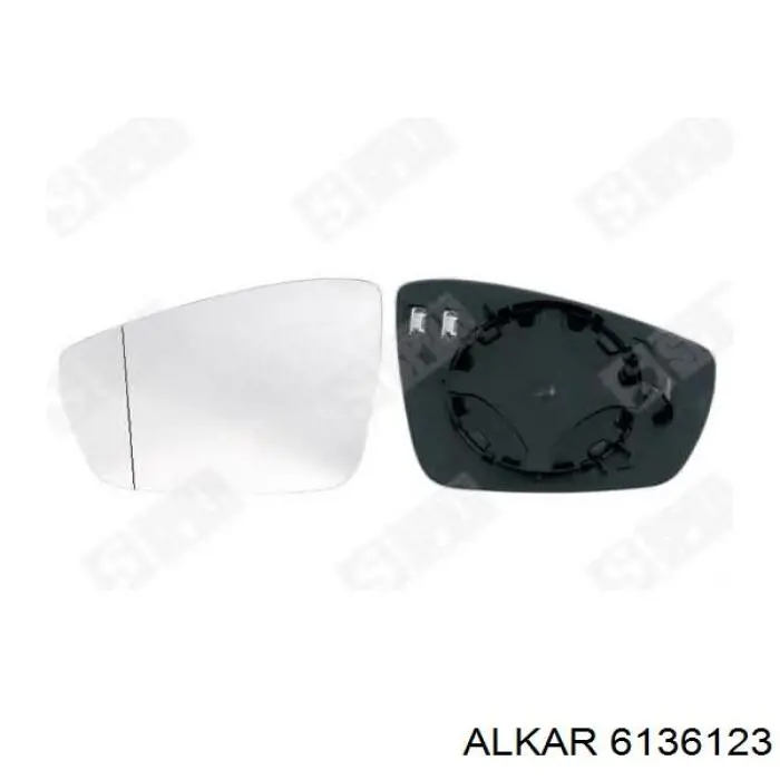 Купить 6136123 Alkar Боковое зеркало заднего вида правое