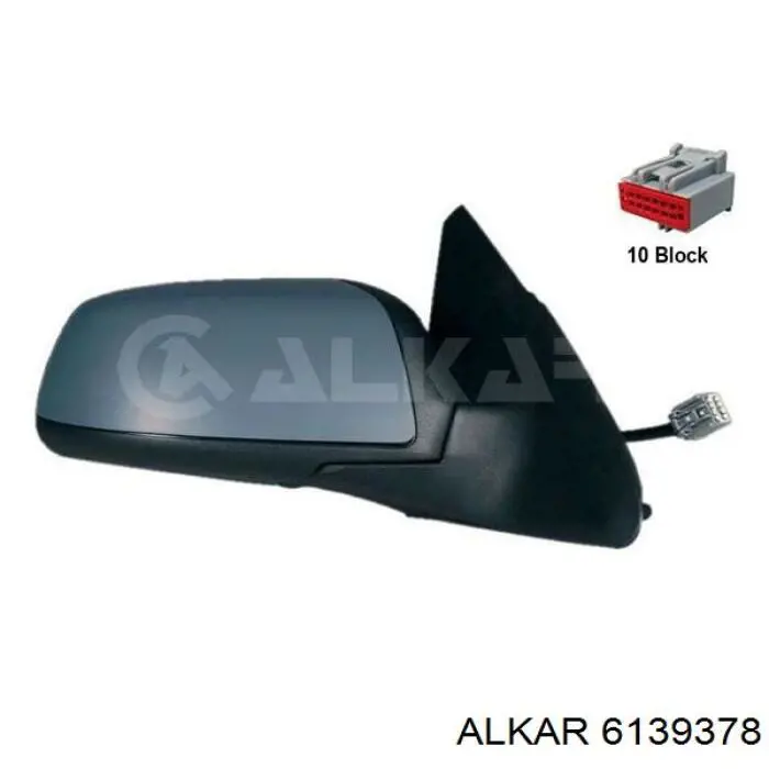 Купить 6139378 Alkar Наружное зеркало левое