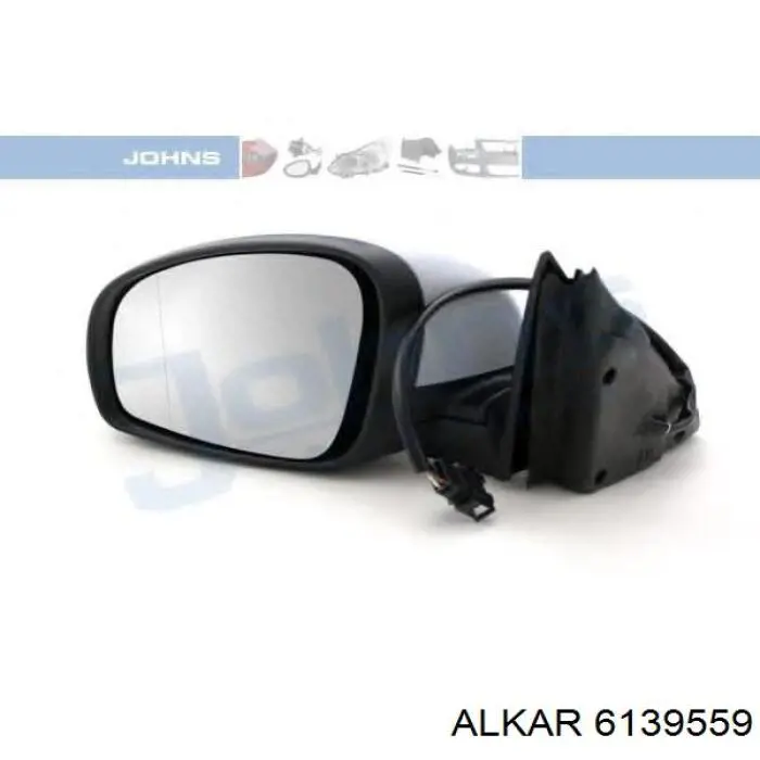 Зеркало заднего вида, левое Alkar 6139559 цена, от 59.06 USD