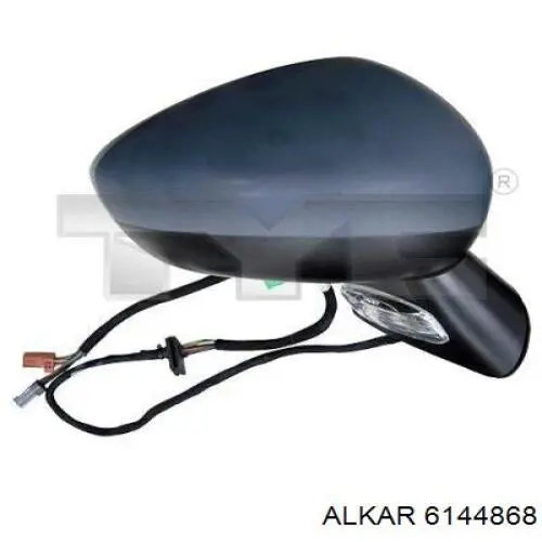 Купить Правое зеркало Ситроен С4 II B7