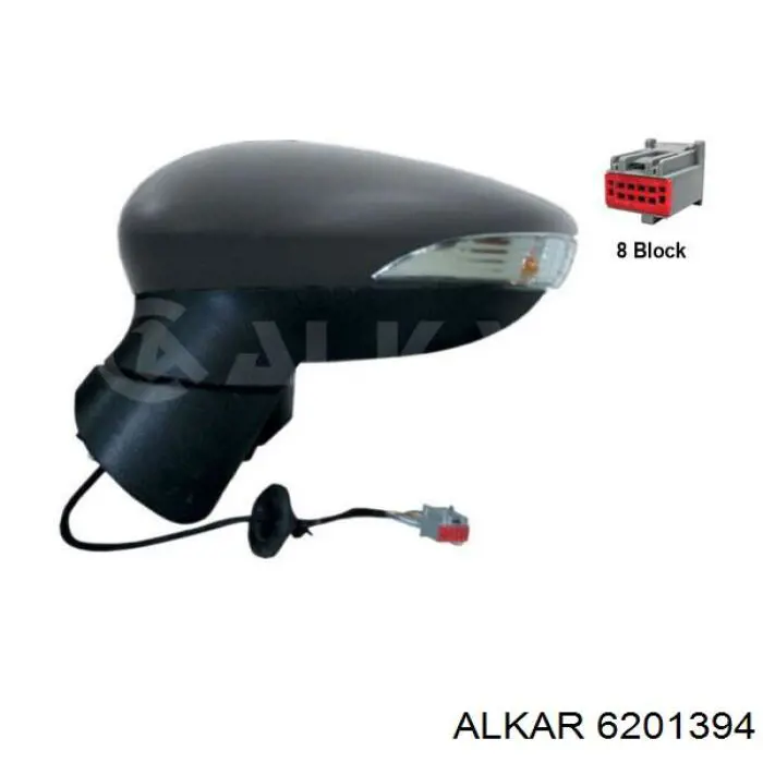 Указатель поворота зеркала, левый Alkar 6201394 цена, от 10.61 USD
