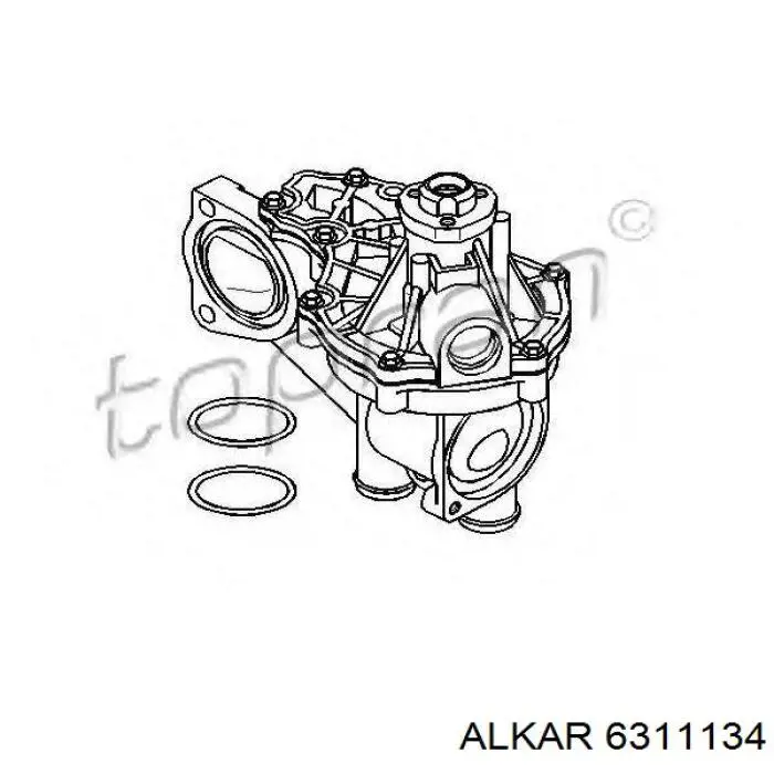Купить 6311134 Alkar Накладка водительского зеркала