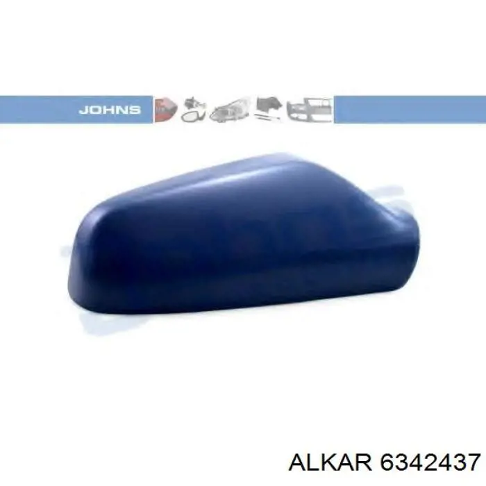 Накладка (крышка) зеркала заднего вида правая 6342437 Alkar