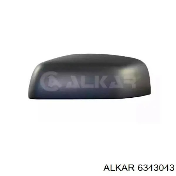 6343043 Alkar placa sobreposta (tampa do espelho de retrovisão esquerdo)