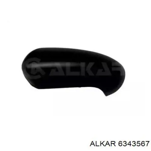 6343567 Alkar placa sobreposta (tampa do espelho de retrovisão esquerdo)