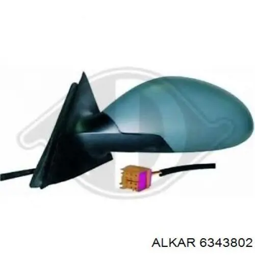 6343802 Alkar Накладка зеркала заднего вида, левая