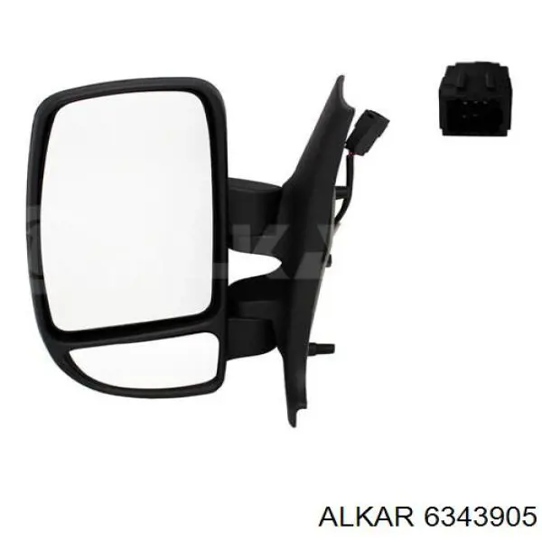 Накладка (крышка) зеркала заднего вида левая на Opel Movano U9, E9