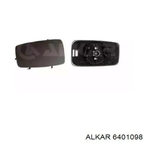 6401098 Alkar Зеркальный элемент левого зеркала заднего вида