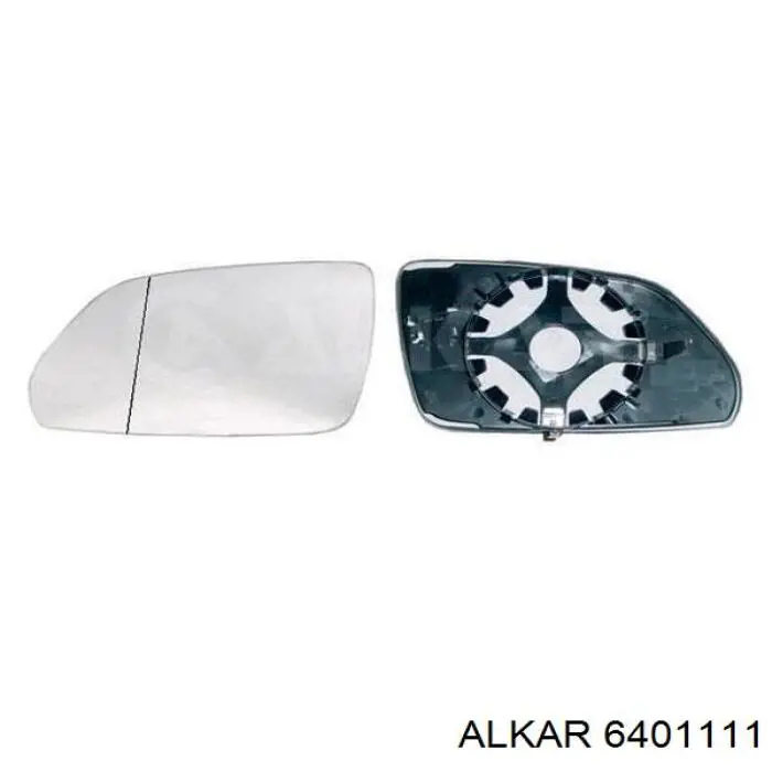 6401111 Alkar зеркальный элемент зеркала заднего вида левого