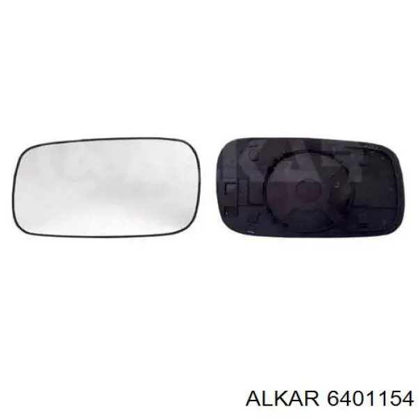6401154 Alkar зеркальный элемент зеркала заднего вида левого