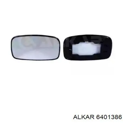6401386 Alkar зеркальный элемент зеркала заднего вида левого