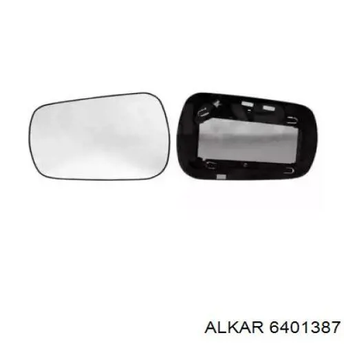 6401387 Alkar Зеркальный элемент левого зеркала заднего вида