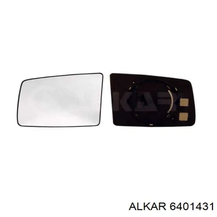 6401431 Alkar зеркальный элемент зеркала заднего вида левого