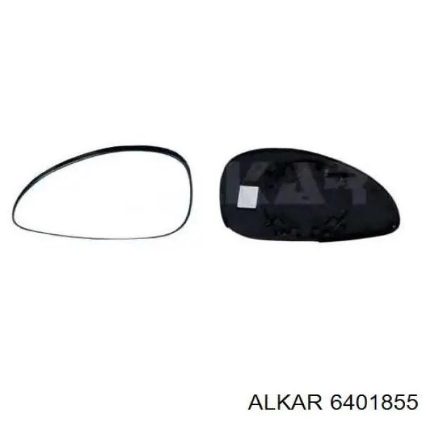 6401855 Alkar зеркальный элемент зеркала заднего вида левого