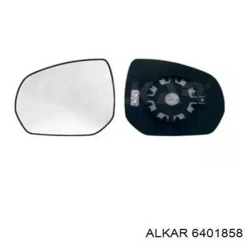 Стекло левого зеркала заднего вида 6401858 Alkar