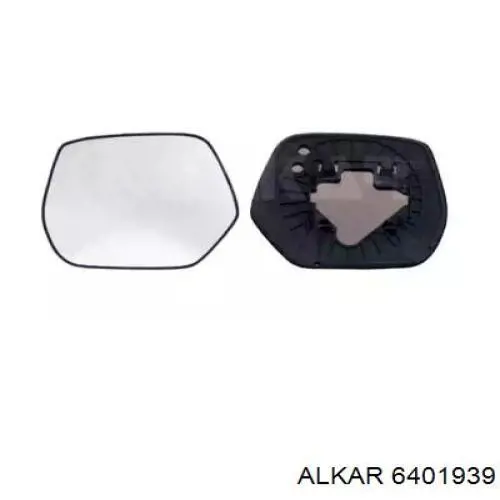 6401939 Alkar зеркальный элемент зеркала заднего вида левого