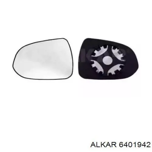 6401942 Alkar Зеркальный элемент левого зеркала заднего вида