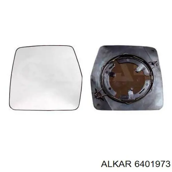 6401973 Alkar зеркальный элемент зеркала заднего вида левого