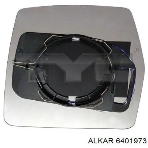 Стекло левого зеркала заднего вида 6401973 Alkar