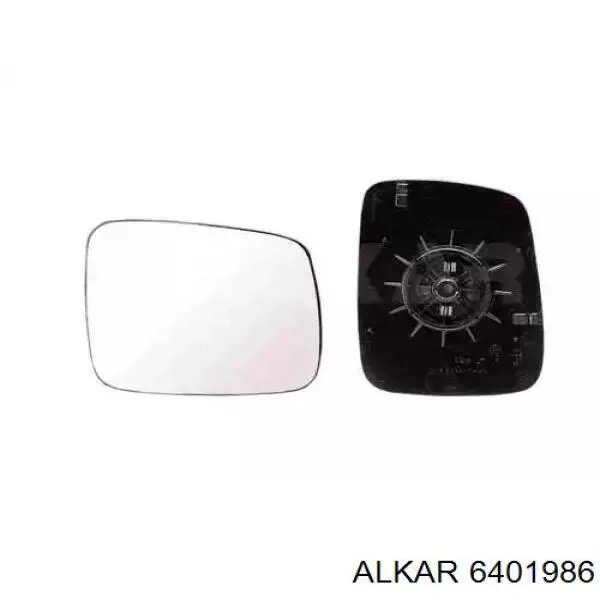 6401986 Alkar зеркальный элемент зеркала заднего вида левого