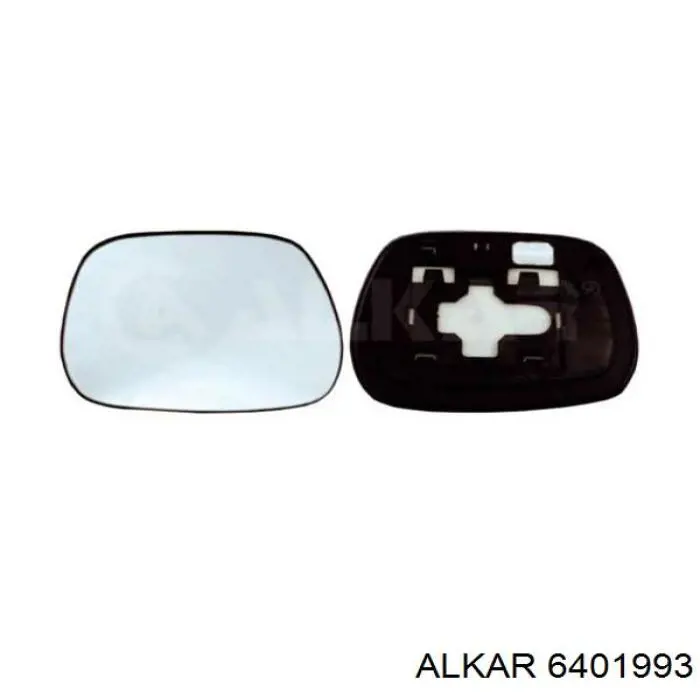 6401993 Alkar зеркальный элемент зеркала заднего вида правого