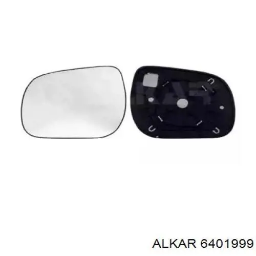 6401999 Alkar зеркальный элемент зеркала заднего вида левого