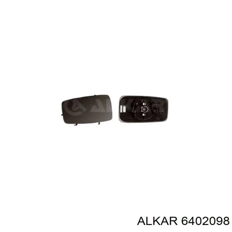 Стекло правого зеркала заднего вида 6402098 Alkar