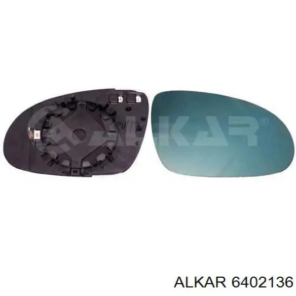 Стекло зеркала заднего вида, правого Alkar 6402136 цена, от 10.27 USD