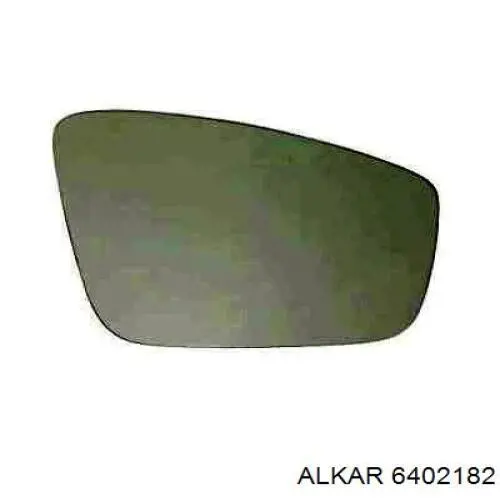 Elemento espelhado do espelho de retrovisão direito 6RU857522 VAG