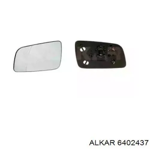 Стекло правого зеркала заднего вида 6402437 Alkar