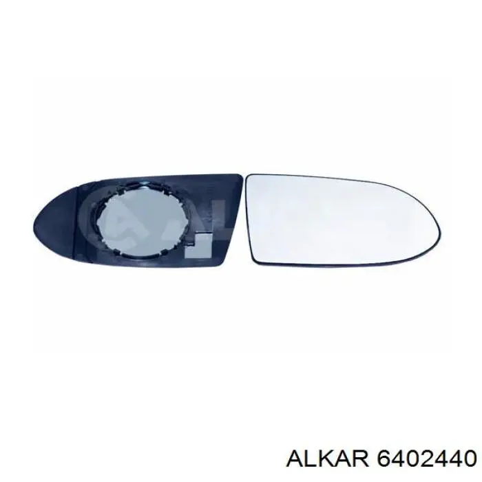 6402440 Alkar зеркальный элемент зеркала заднего вида левого