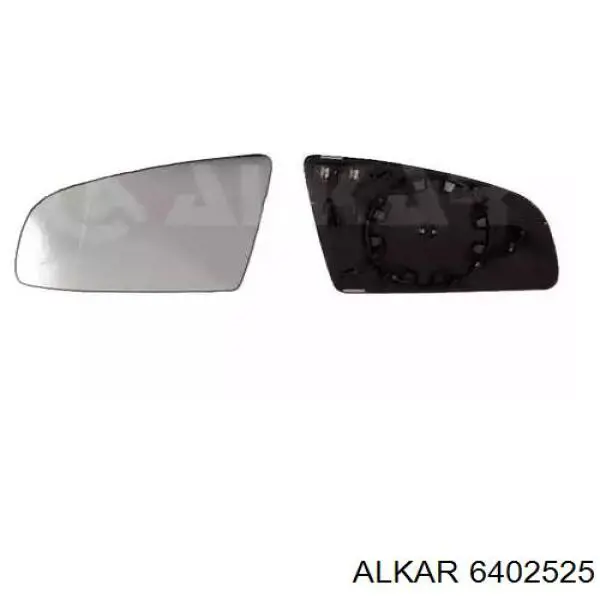 6402525 Alkar зеркальный элемент зеркала заднего вида правого