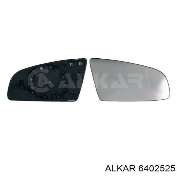 Стекло правого зеркала заднего вида 6402525 Alkar