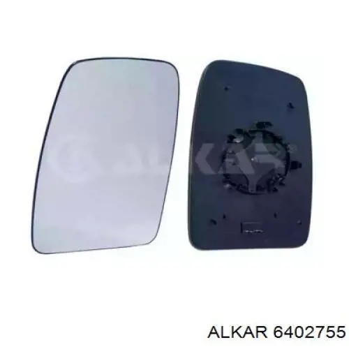 6402755 Alkar elemento espelhado do espelho de retrovisão direito