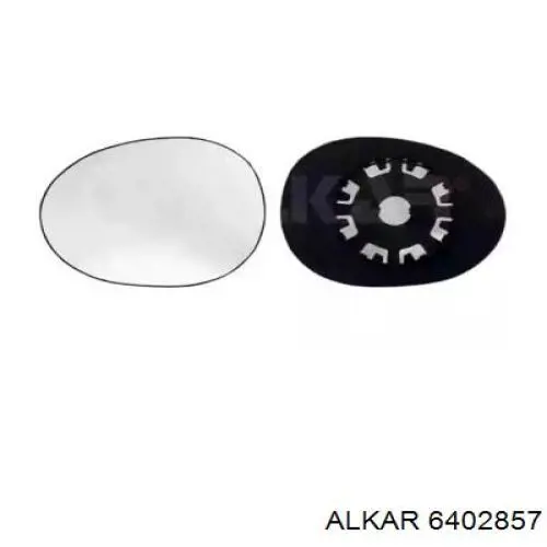 Стекло правого зеркала заднего вида 6402857 Alkar