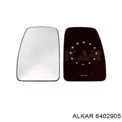 Стекло зеркала заднего вида, правого Alkar 6402905 цена, от 12.14 USD