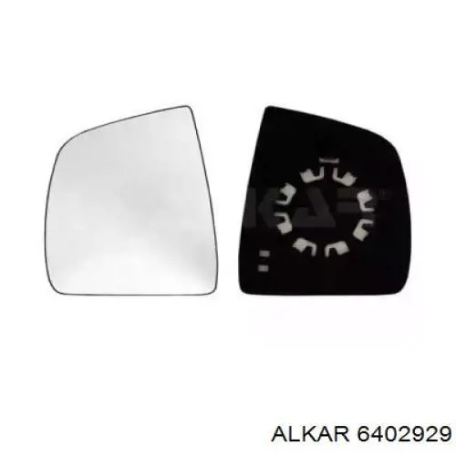 6402929 Alkar зеркальный элемент зеркала заднего вида правого